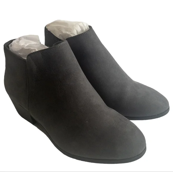 Wileyy Ankle Boots Charcoal -7 WIDE - Picture 3 of 5